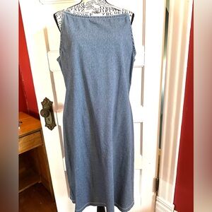 NWT denim J. McLaughlin spaghetti strap dress, size XL